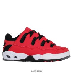Osiris d3 e rosso/bianco/nero calzature 62XR2P12