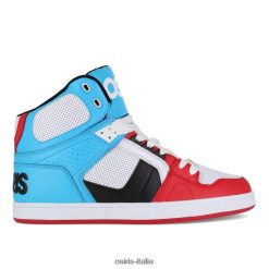 Osiris nyc 83 clk capitano/rosso/bianco/blu calzature 62XR2P33