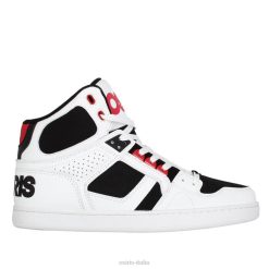 Osiris unisex New York 83 clk 0084016 bianco/nero/rosso scarpa
